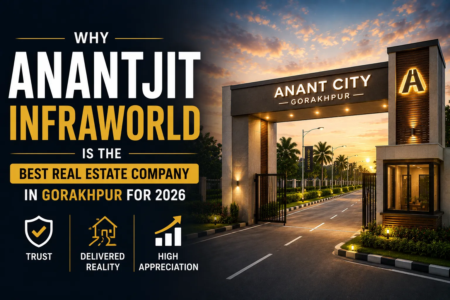 Why Anantjit Infraworld is the Best Real Estate Company in Gorakhpur for 2026